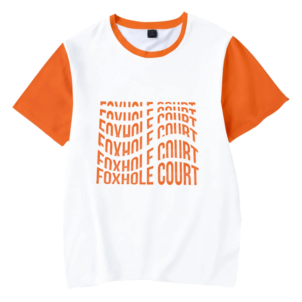 

2021 New Arrival 3D The Foxhole Court T-shirt Casual Short-sleeved Kpop Cool Summer Summer Short-sleeved Clothes