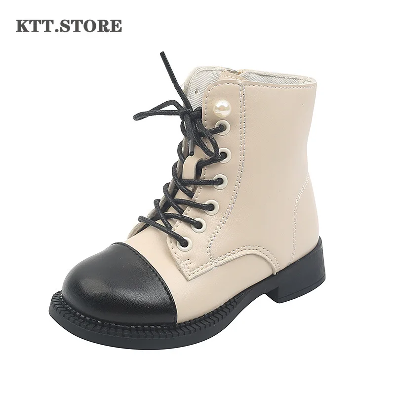 

Ботильоны для девочек от 10 до 12 лет, детские осенние резиновые ботинки для детей, школьные ботинки на платформе, водонепроницаемая обувь для...