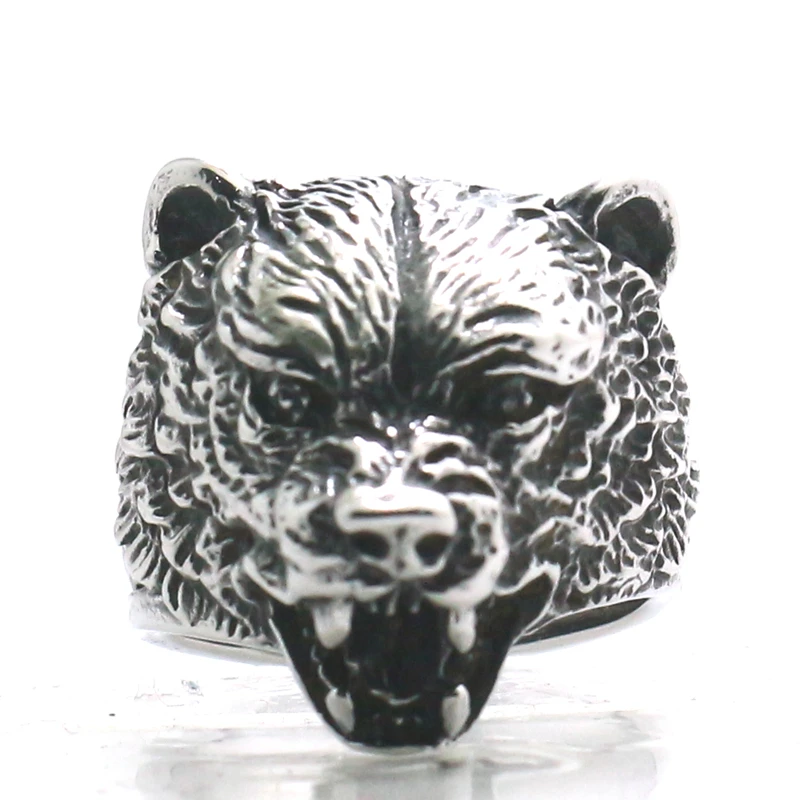 Мужское кольцо из нержавеющей стали 316L в стиле викингов | Украшения и аксессуары