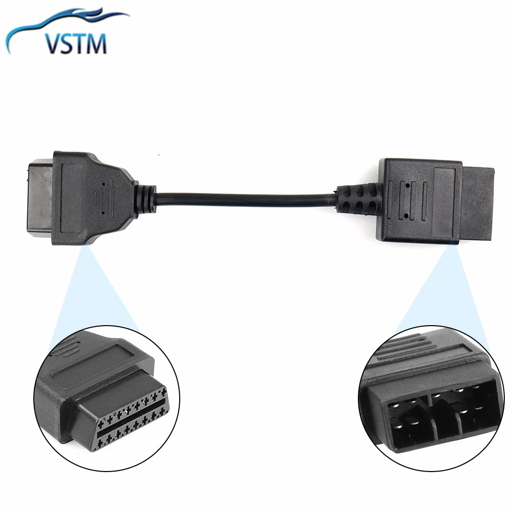 Высокое качество для Су ba * ру 9pin кабель OBD1 к obd2 16pin привести диагностический