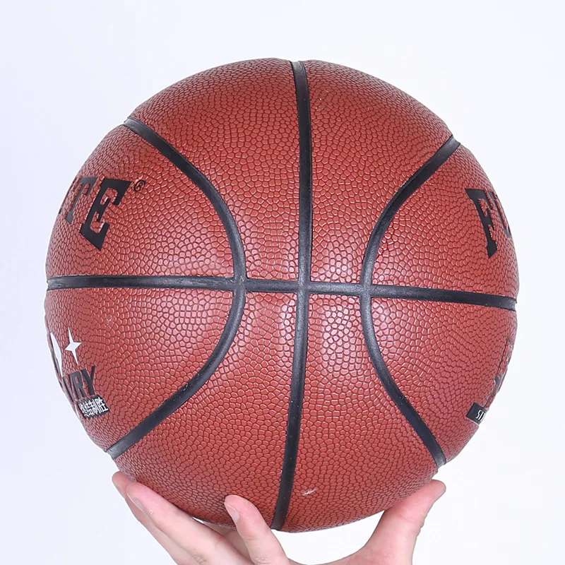 Высококачественный Прочный баскетбольный мяч из полиуретана для учеников и спортзалов Размер 7/6/5 уличных