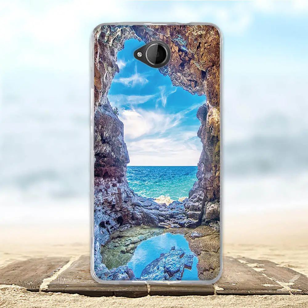 Чехол для Microsoft Lumia 650 силиконовый ультра тонкий мягкий чехол 3D узор Nokia Dual SIM 5 0