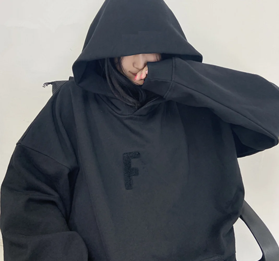 

FW21 COOL Fashion High Street Loose MAN WOMAN SWEATSHIRT HOODI Unisex Sweater Long Sleeve COTTON CLOTHES