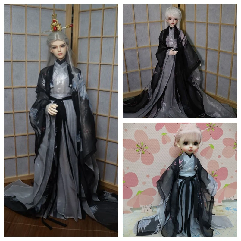 30 см с фигурой куклы 1/6 1/4 1/3 BJD одежда аксессуары Древний китайский костюм ханфу, самурайский меч, костюм для BJD/SD YOSD 80 см Сильный дядя A0787