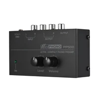 pp500 ultra compact phone preamplifier phono preamp bass treble balance volume tone eq control board with metal shell eu uk us