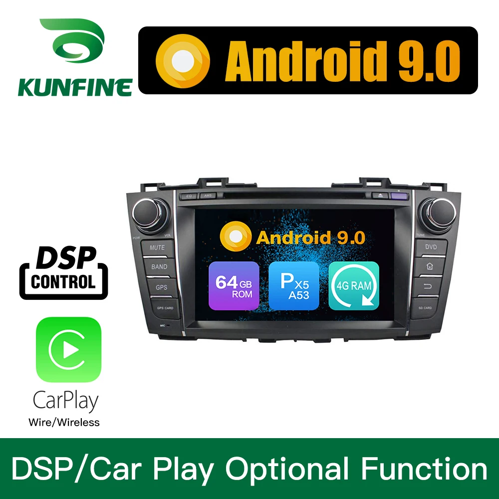 Android 9 0 Восьмиядерный 4 Гб ОЗУ 64 ПЗУ автомобильный DVD GPS навигатор мультимедийный