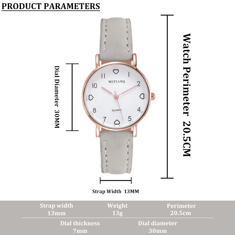 Женские модные часы для девушек повседневные в Корейском стиле кварцевые