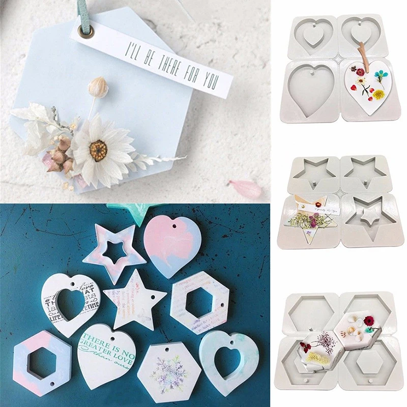 DIY силиконовые формы свечи Арома Воск таблетки одно отверстие пентаграмма