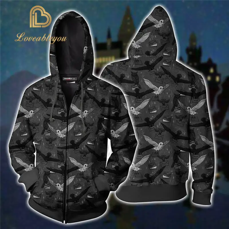 DZD0005A Wizardry Ravenclaw Gryffindor Hufflepuff Slytherin 3D худи с принтом Харадзюку уличная мужская Толстовка Унисекс Мужская одежда - Цвет: DZD0005A