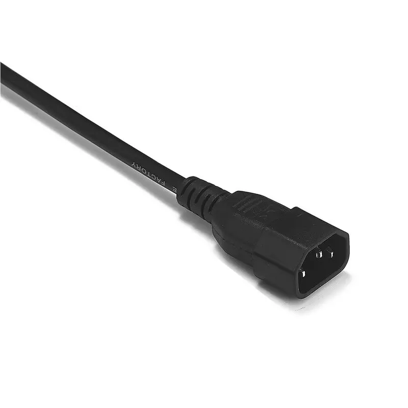 IEC C14 to C13 AC Power Cable 2m 0.75mm Cisco Angle Right UPS Extension Cord For PDU PC Computer Monitor TV |