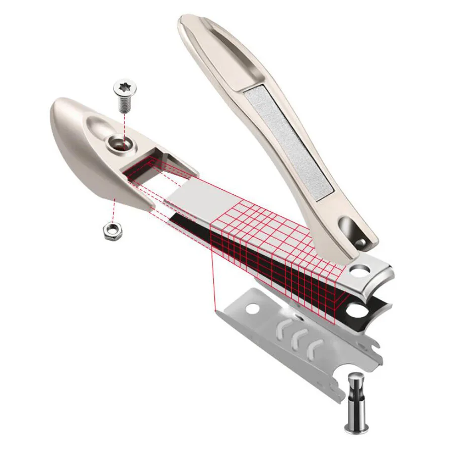 Кусачки для ногтей Bittb из нержавеющей стали профессиональный резак ноготь