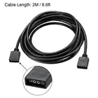 4PIN RGB Удлинительный кабель 30 см 1 м 2 м 3 м 5 м 10 м Цвет: белый, черный, Медь проводить продлить провода в комплекте иголки для 2835 5050 Светодиодные ленты светильник