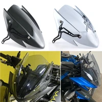 for suzuki gsx s750 gsxs750 gsxs 750 2017 2018 2019 2020 windscreen windshield shield screen with bracket motorcycle accessories