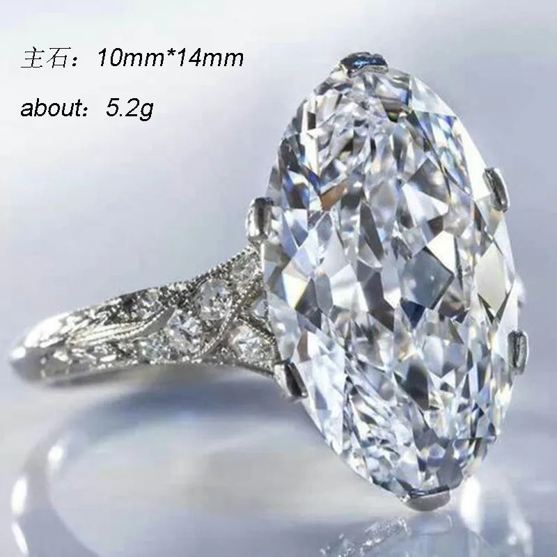 Modyle 2019 Fashion Classic Six Claw AAA Zircon Wedding Rings for women Jewelry Engagement Female Crystals Ring Gift | Украшения и