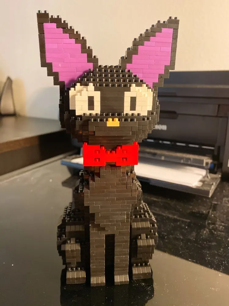 Небольшие блоки милые Косплей Shiba Лисья Секретная служба (Inu модель Пластик