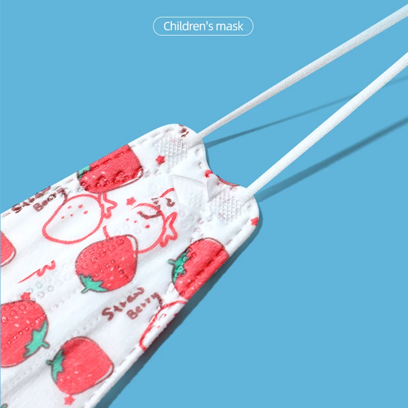 

3D KN95 Disposable Mask Kids Cartoon 4-Layer Filters Face Mask Fishing Dust Protective Mouth Caps Children Mascarillas 10-50pcs