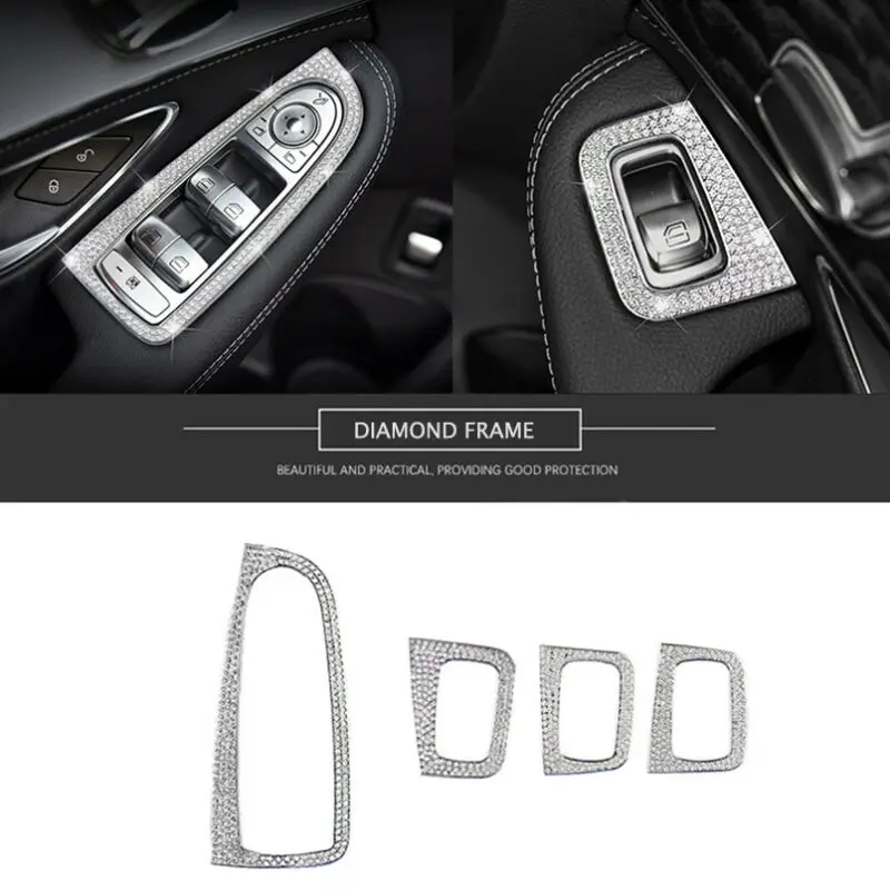 

Glasses Button Switch Frame Lifter Decoration Parts Replacement 4pcs/Set