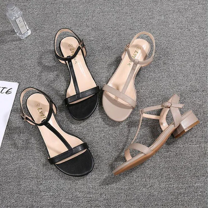 

Women's Sandals Summer Handmade Ladies Shoes Leather Floral Sandals Women Flats Retro Style Shoes Woman