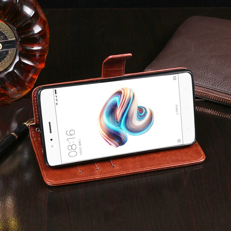 Чехол для Xiaomi Mi A1 5 дюйма Магнитный флип-чехол с рисунком Crazy Horse кожаный чехол MDG2