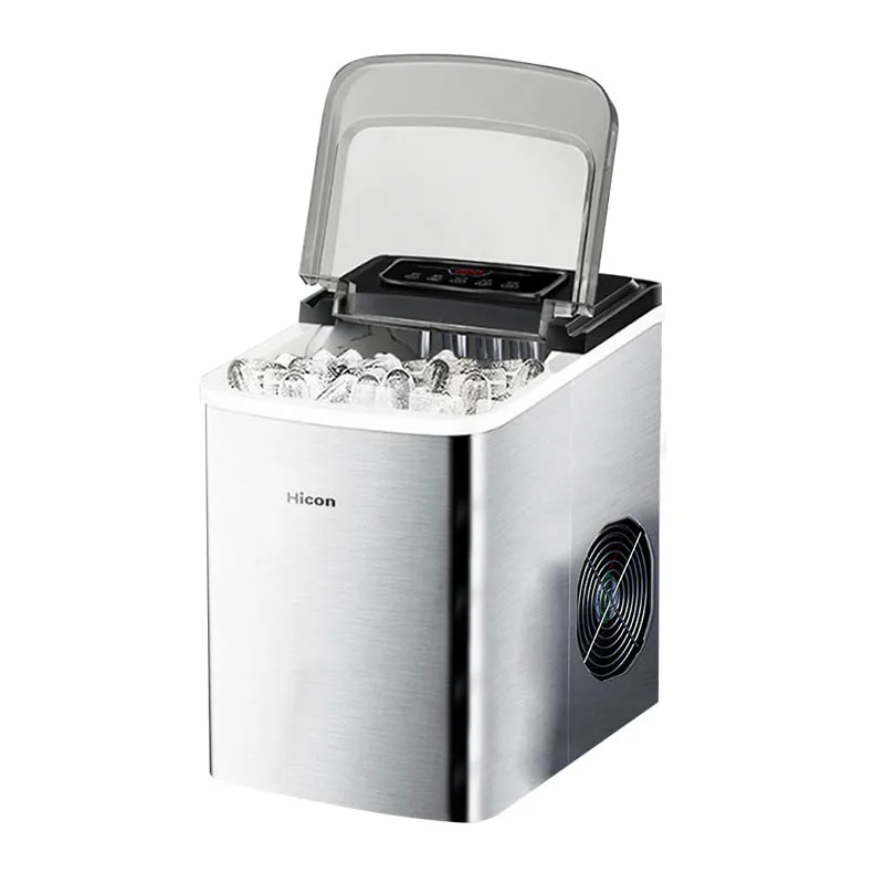 

Electric Ice Maker 15KG/24H Bullet Cylindrical Home Ice Cube Making Machine Countertop For Commercial Small Milk Tea Shop 220V