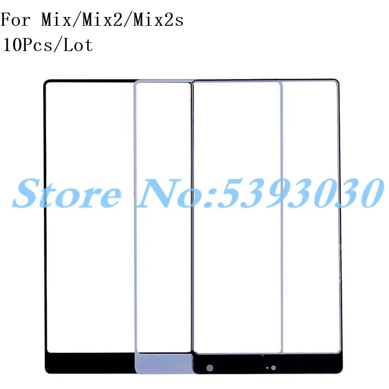 10 шт./лот оригинальный для Xiaomi Mi Mix 1 2 2s новый передний Внешний Объектив Стекло