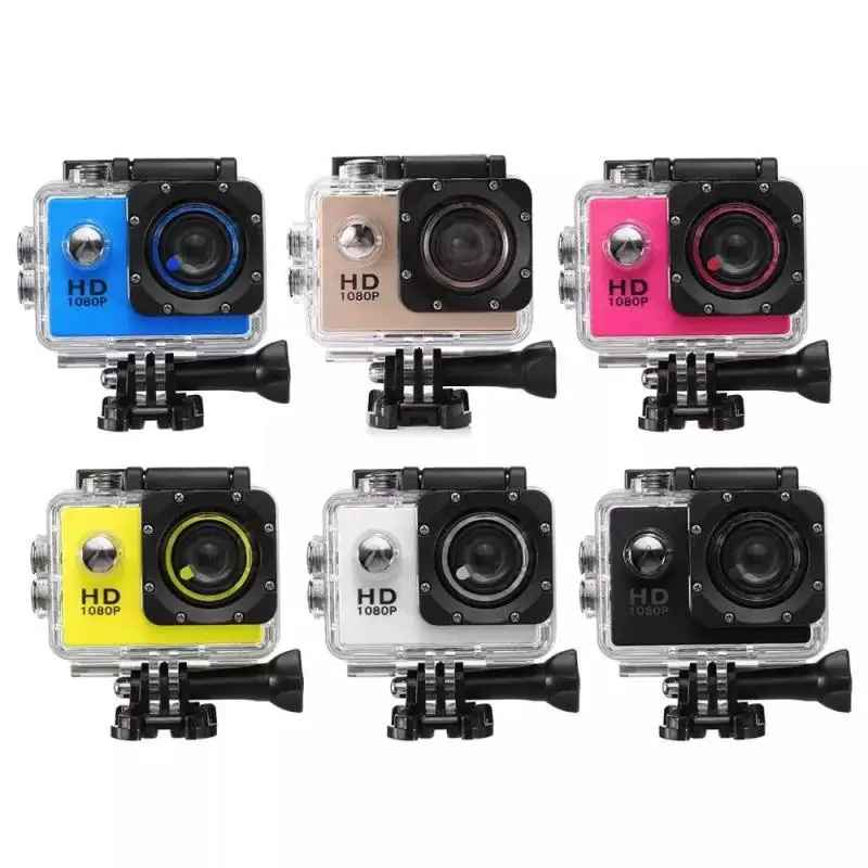 

Hot Sale HD 4K Action Camera WiFi 12MP 2 Inch 30M Go Waterproof Pro 140D Helmet Bicycle Video Recording Camera Sports Cam