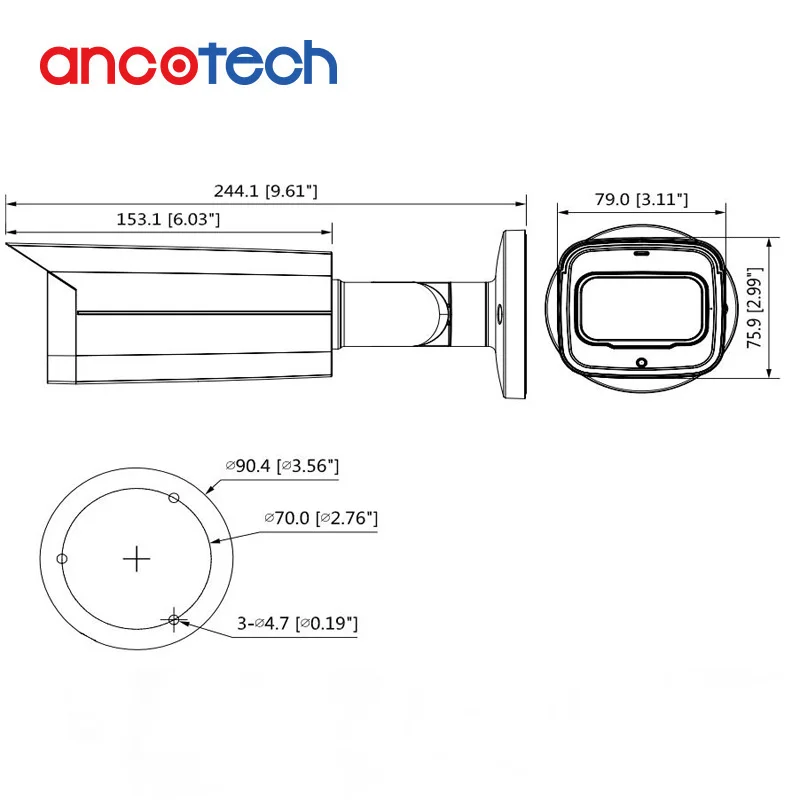 

Free Shipping DAHUA CCTV 2MP Starlight HDCVI IR Bullet Camera HAC-HFW2241T-Z-A