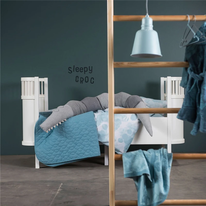 185 см детский бампер кровать с рисунком крокодила забор Подушка для