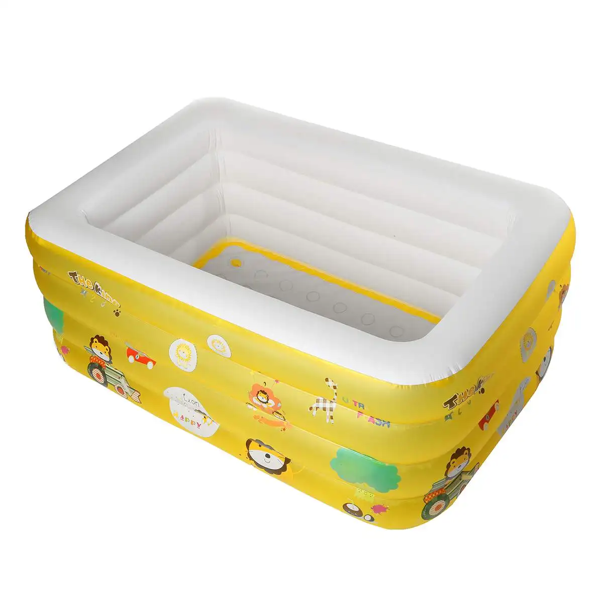 

47in/59in/71in 4-Layer Portable Kids Family Inflatable Swimming Pool Bathing Tub Children's Home Use Paddling Pool