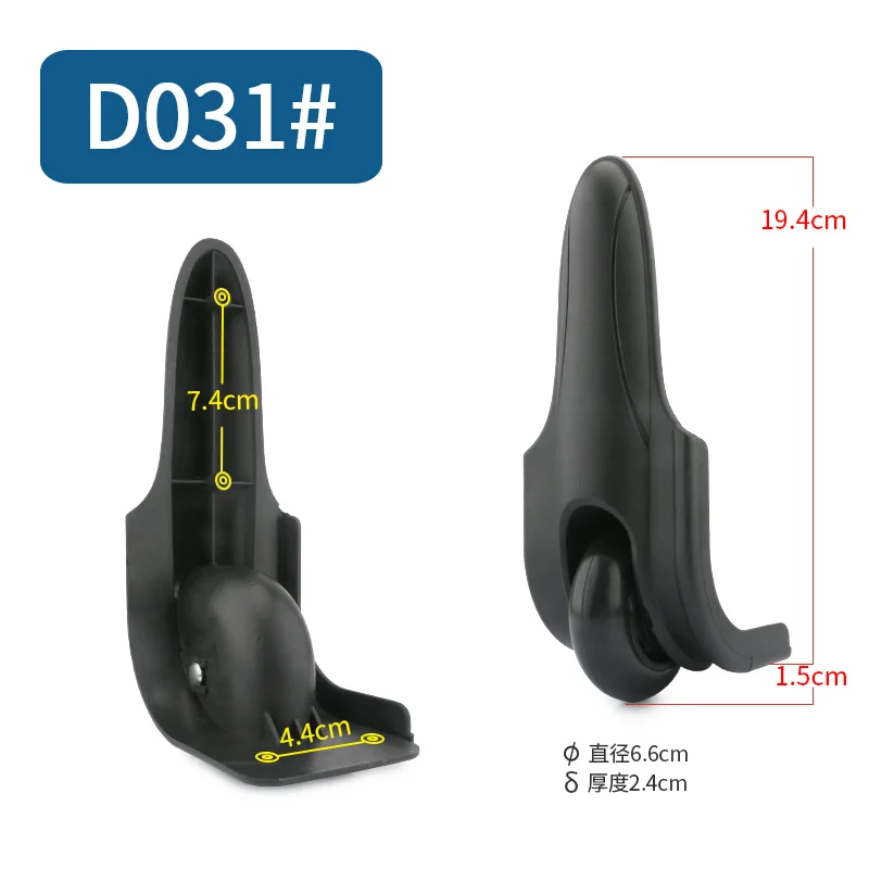 Suitcase Luggage Casters Accessories Repair Travel Luggage Casters Suitcase Parts Replacement Black Luggage Casters Accessories