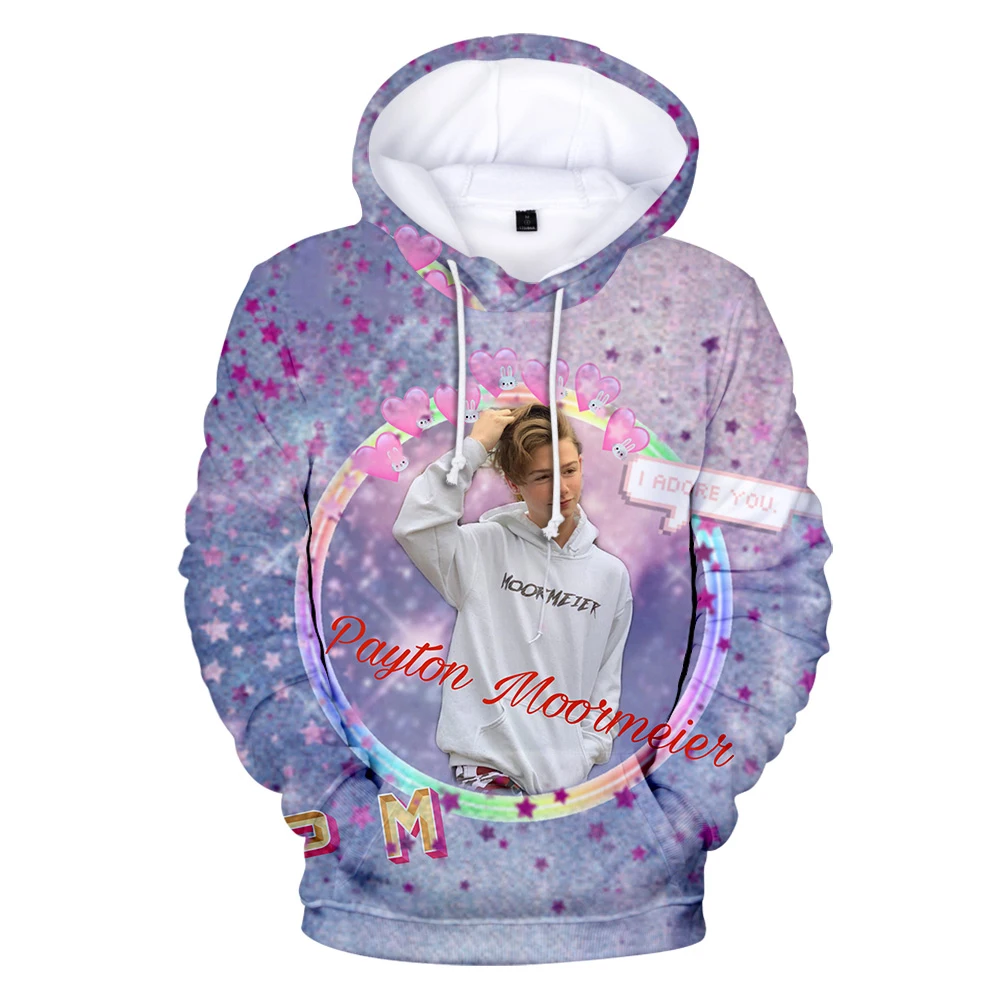 

Hip Hop Pattern Payton Moormeier Kids Hoodie Men Boys Sweatshirt Women Girls Street Casual Pullover 3D Hooded Plus Size