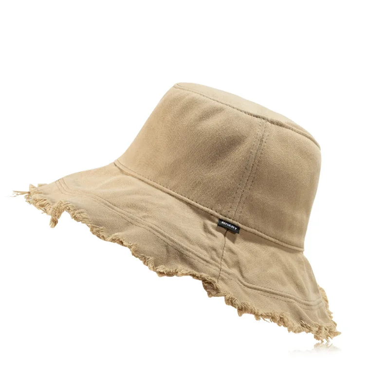 

Outdoor Sided Bucket Cap With Chin Strap UV Protection Beach Fashion Summer Women Sun Hat