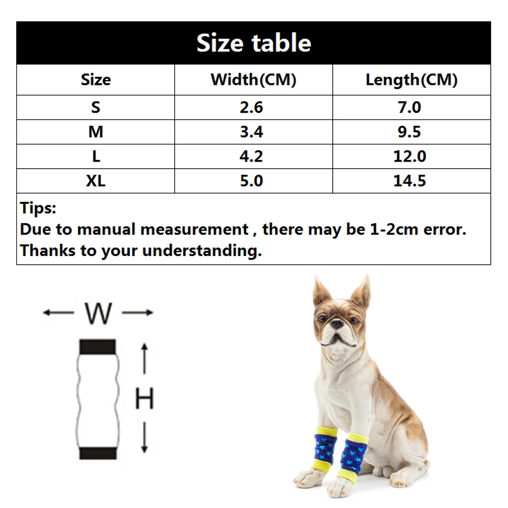 40 шт . осенне зимние гетры для питомцев собак носки покрытие ног Нескользящие