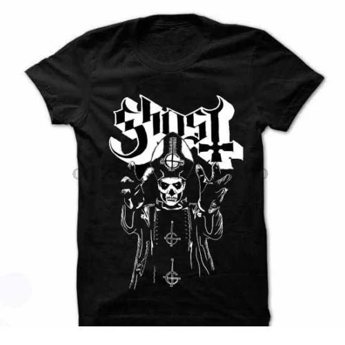 Призрак панк Рок Группа Футболка мужская размер S-3XL с принтом Мужская Горячая