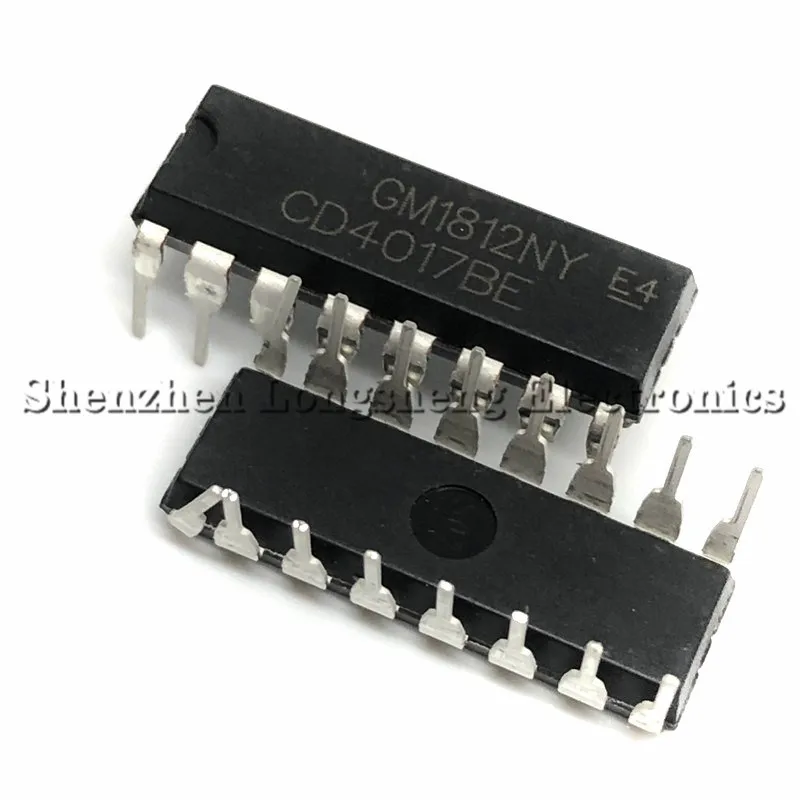 10 шт./лот новый CD4017 CD4017BE DIP-16 CMOS счетчик/распределитель в наличии - купить по