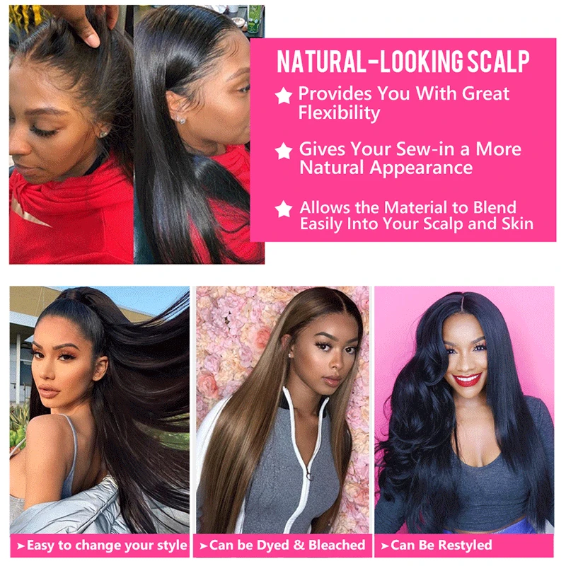 Красивые навсегда бразильские прямые волосы 5X5 HD с кружевной застежкой Remy 4*4