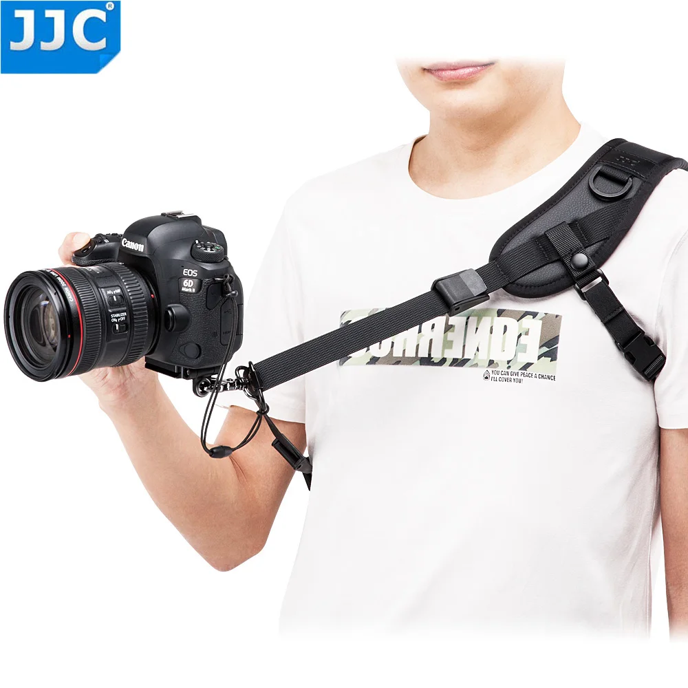 Быстросъемный ремень JJC для зеркальных и беззеркальных камер Canon/sony/Nikon 5D4 5D3 90D 80D 77D