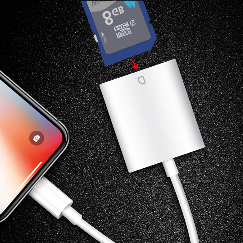 Адаптер UTHAI C27 Lightning в SD для SLI камеры устройство чтения карт памяти поддержка IOS13