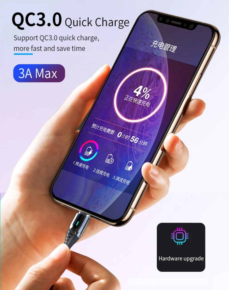 Магнитное зарядное устройство Essager Micro USB кабель для IPhone samsung провод для быстрого заряда шнур usb type C type-C магнит мобильный