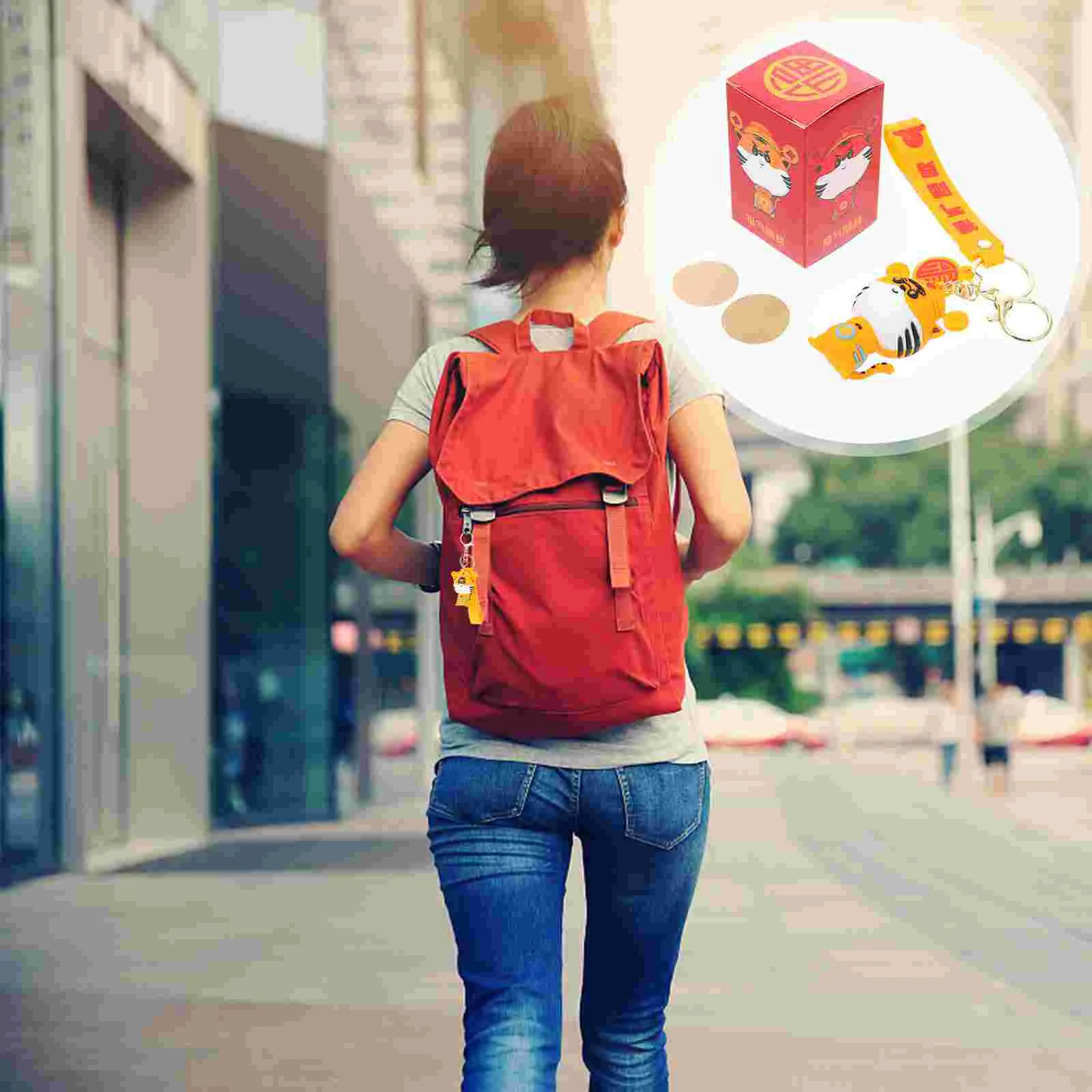 

1 шт. брелок для ключей с изображением милого тигра