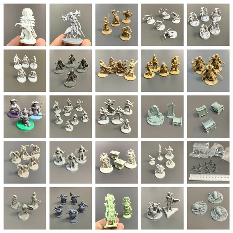 Настольная игра миниатюрные ролевые фигурки выжившие зеленые Орды воины паук