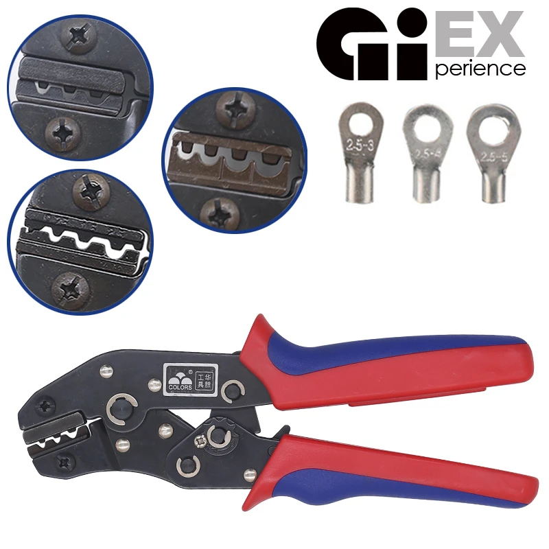 Неизолированные гольные клещи щипцы и сменные Плашки для термоусадочного