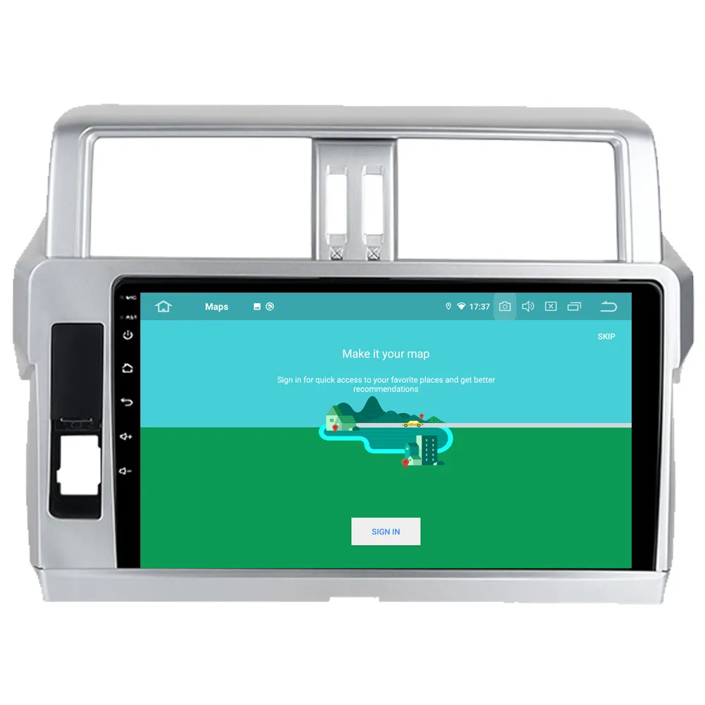 Для Toyota Prado 150 2014 2015 2016 Android 10 автомобильный магнитофон GPS + ГЛОНАСС Wifi Mirror Link 4G Bluetooth