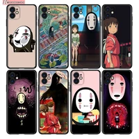spirited away no face man silicone cover for apple iphone 13 12 mini 11 pro xs max xr x 8 7 plus 6 se phone case