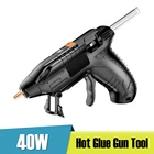 Пистолет для термоклея 40 Вт + клеевые карандаши (1040 шт.) набор, беспроводной Перезаряжаемый аппликатор для горячего клея, набор для домашнего творчества, инструменты для рукоделия