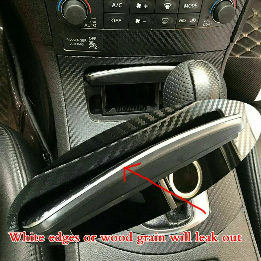 

5D Carbon Fiber Car Interior Center Console Color Change Molding Sticker Decals For Infiniti G25 G37 2008-2013
