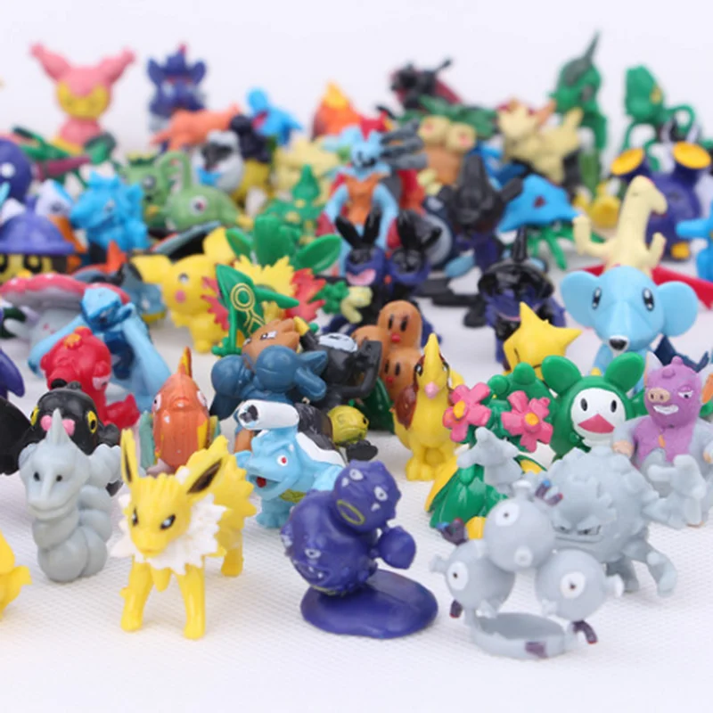 Коллекционные экшн-фигурки Takara Tomy Pokemon Go модели 2-3 см покемонов Пикачу