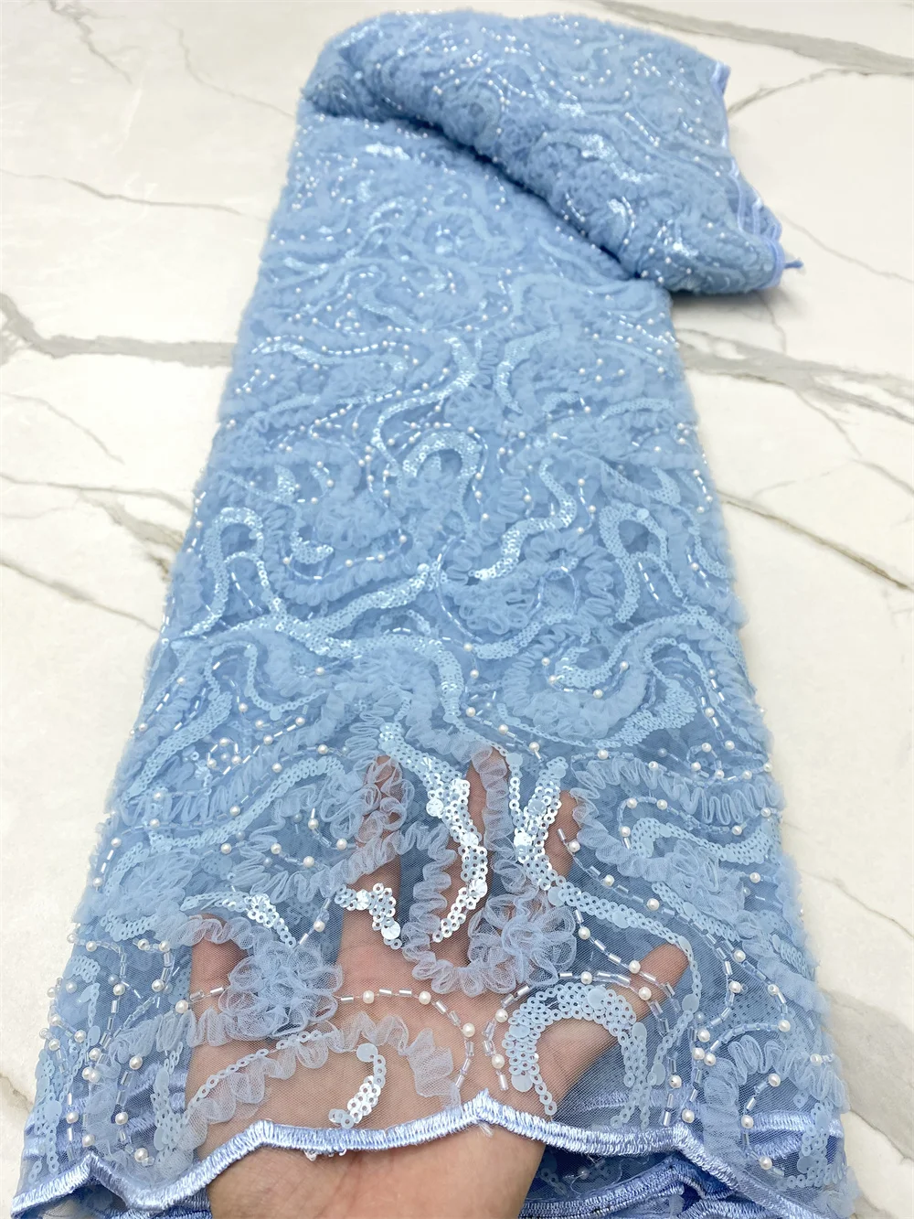 Черная африканская кружевная ткань 2021 высокое качество пайетки французская