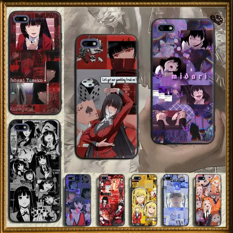 

japanese anime kakegurui Phone Case for Huawei P40 P30 P20 P10 P9 P8 pro lite Plus P SMART 2019 P9 lite Fundas cover