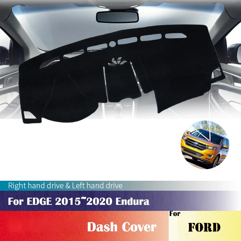

Для Ford EDGE 2015 2016 2017 2018 2019 2020 Endura Противоскользящий чехол на приборную панель защитная накладка автомобильные аксессуары